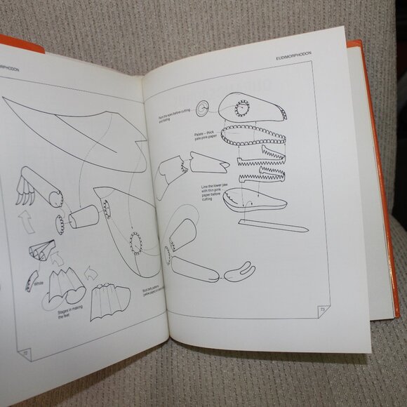FREE*❤️Paper Dinosaurs: How to Make 20 Original Paper Models book David Hawcock - Picture 5 of 9